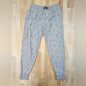 Polo Ralph Lauren Men's Bear Gray Jogger Pajama Pants Cotton Medium